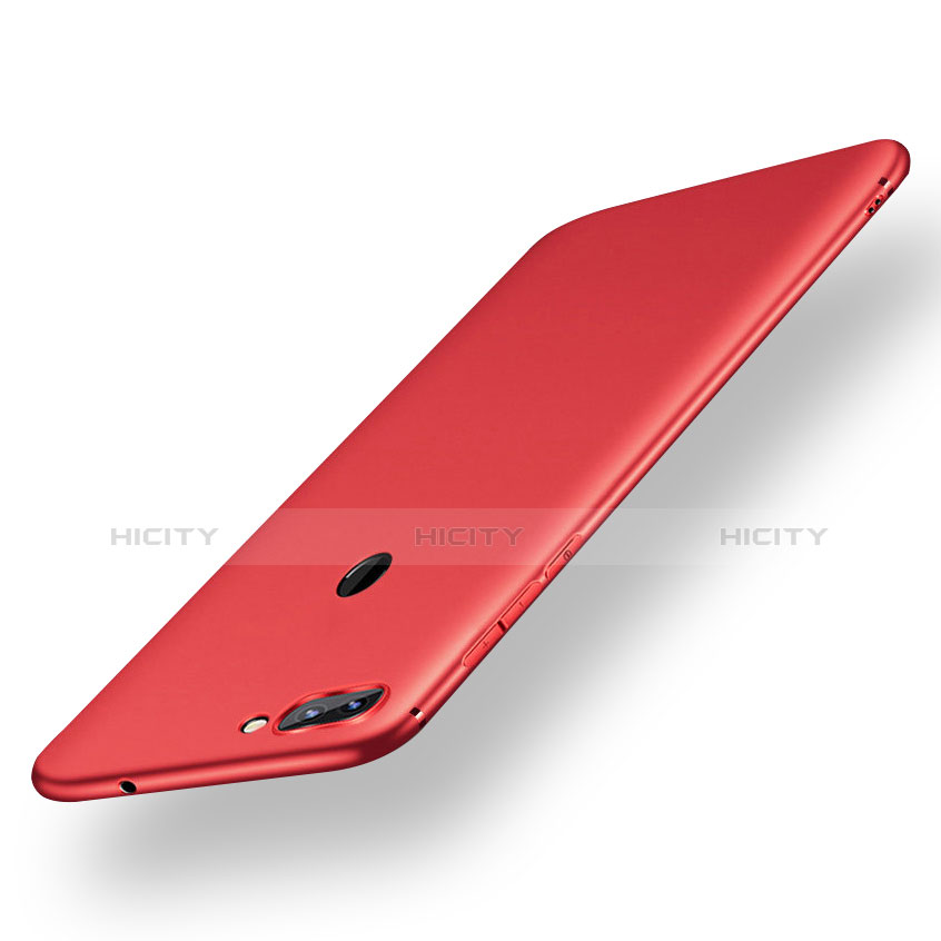Silikon Hülle Handyhülle Ultra Dünn Schutzhülle Tasche S01 für Xiaomi Mi 8 Lite Rot Plus