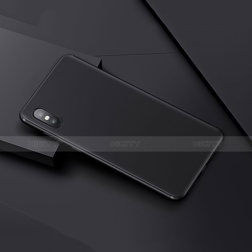 Silikon Hülle Handyhülle Ultra Dünn Schutzhülle Tasche S01 für Xiaomi Mi 8 Pro Global Version groß
