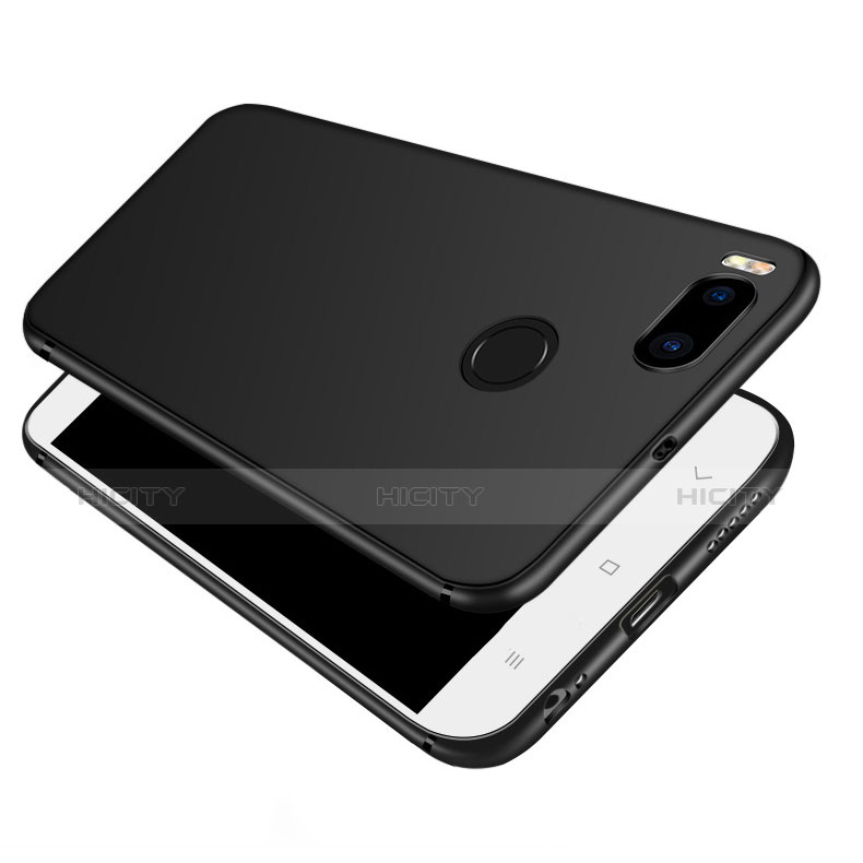 Silikon Hülle Handyhülle Ultra Dünn Schutzhülle Tasche S01 für Xiaomi Mi A1 groß
