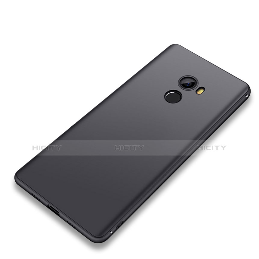 Silikon Hülle Handyhülle Ultra Dünn Schutzhülle Tasche S01 für Xiaomi Mi Mix 2 Schwarz Plus
