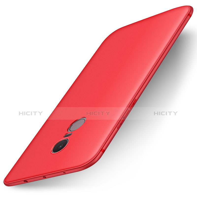 Silikon Hülle Handyhülle Ultra Dünn Schutzhülle Tasche S01 für Xiaomi Redmi Note 4 Rot