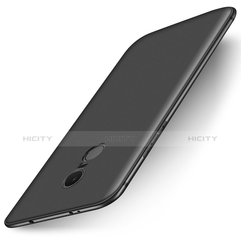 Silikon Hülle Handyhülle Ultra Dünn Schutzhülle Tasche S01 für Xiaomi Redmi Note 4 Standard Edition Schwarz Plus