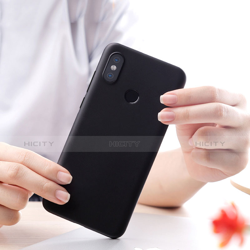 Silikon Hülle Handyhülle Ultra Dünn Schutzhülle Tasche S01 für Xiaomi Redmi Note 6 Pro groß