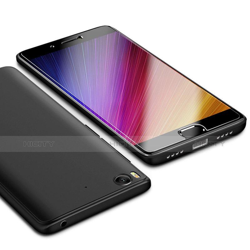 Silikon Hülle Handyhülle Ultra Dünn Schutzhülle Tasche S02 für Xiaomi Mi 5S Schwarz Plus
