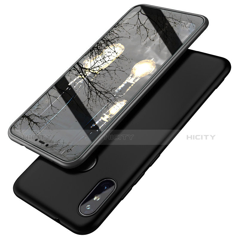 Silikon Hülle Handyhülle Ultra Dünn Schutzhülle Tasche S02 für Xiaomi Mi A2 Lite groß