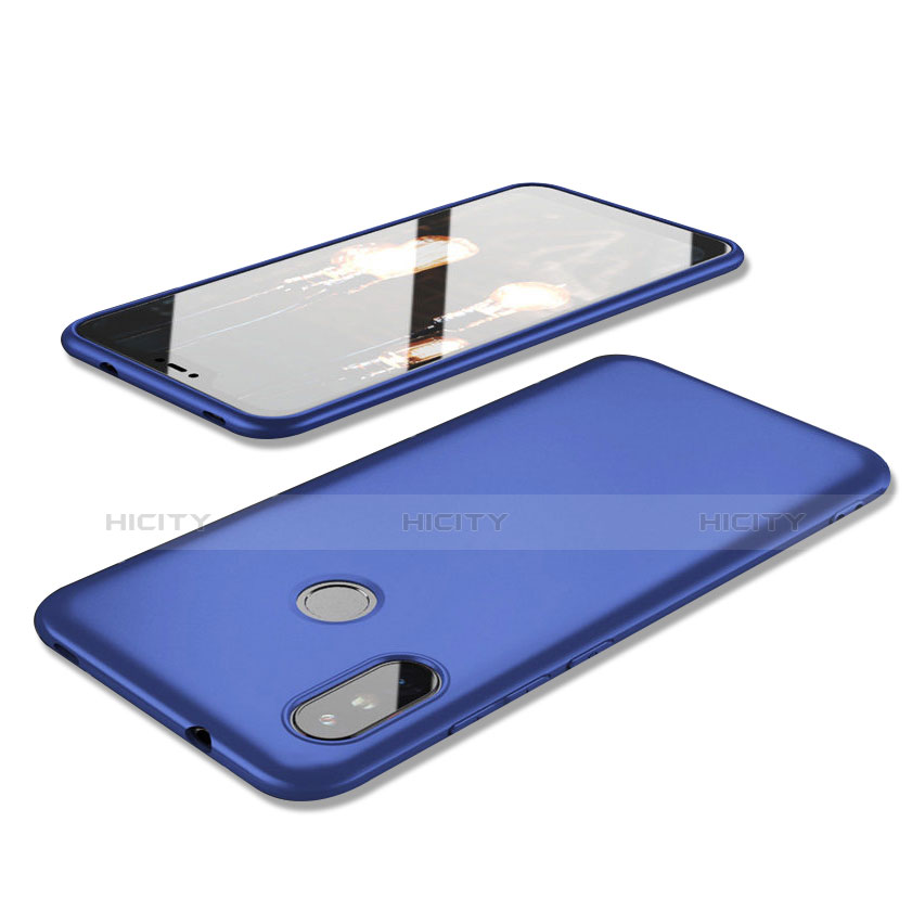 Silikon Hülle Handyhülle Ultra Dünn Schutzhülle Tasche S02 für Xiaomi Redmi 6 Pro Blau Plus