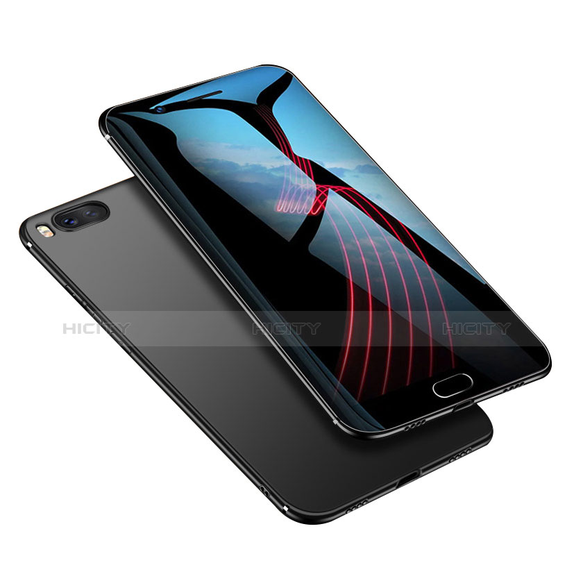 Silikon Hülle Handyhülle Ultra Dünn Schutzhülle Tasche S03 für Xiaomi Mi 6 Schwarz Plus
