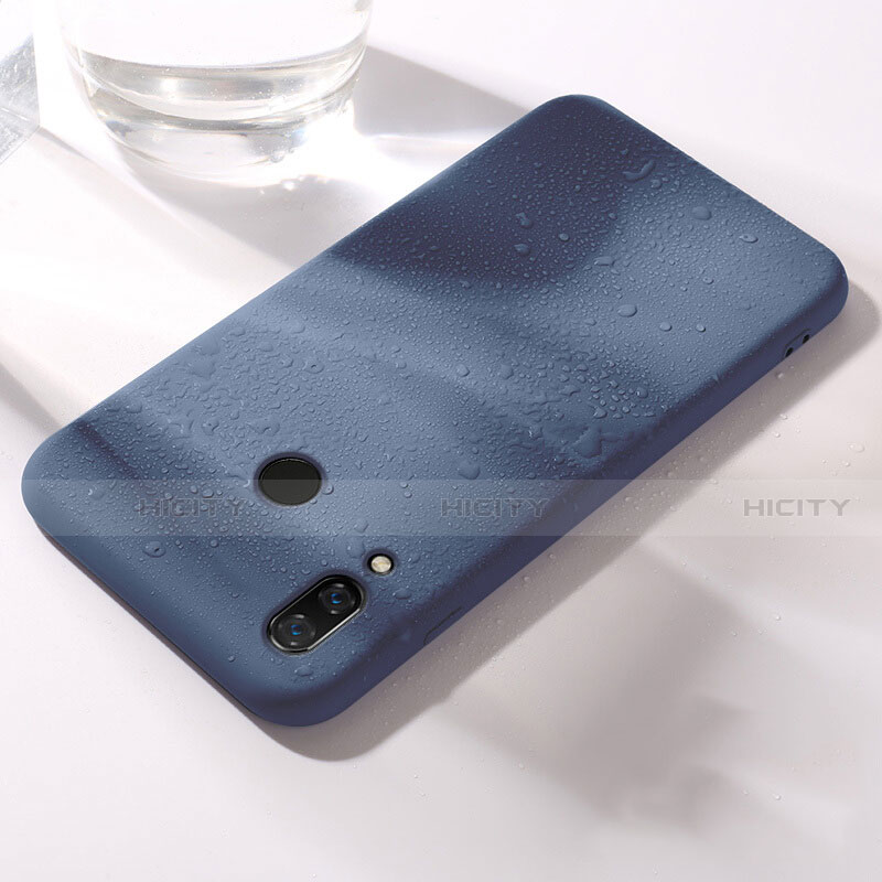 Silikon Hülle Handyhülle Ultra Dünn Schutzhülle Tasche S05 für Huawei Honor 8X Blau