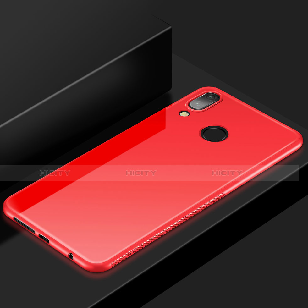Silikon Hülle Handyhülle Ultra Dünn Schutzhülle Tasche S05 für Huawei P20 Lite Rot