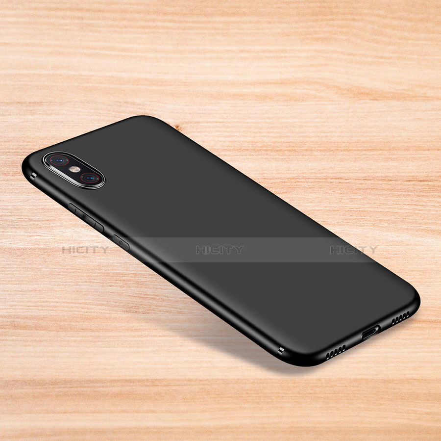 Silikon Hülle Handyhülle Ultra Dünn Schutzhülle Tasche S06 für Xiaomi Mi 8 Explorer Schwarz Plus