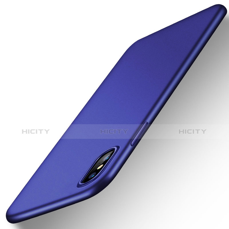 Silikon Hülle Handyhülle Ultra Dünn Schutzhülle Tasche S18 für Apple iPhone Xs Blau