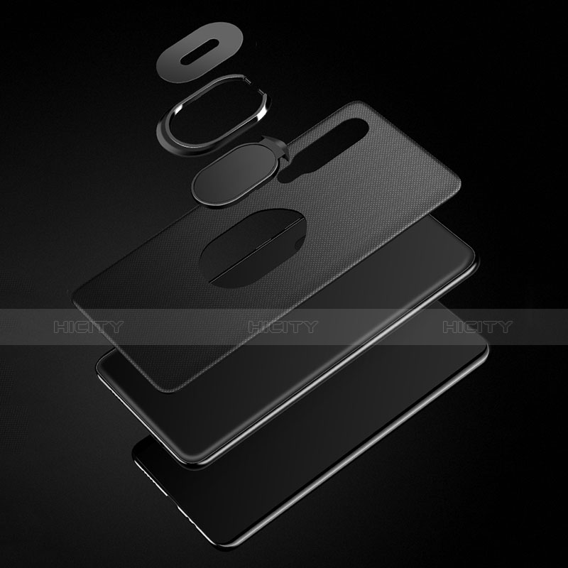 Silikon Hülle Handyhülle Ultra Dünn Schutzhülle Tasche Silikon mit Magnetisch Fingerring Ständer A01 für Huawei P30