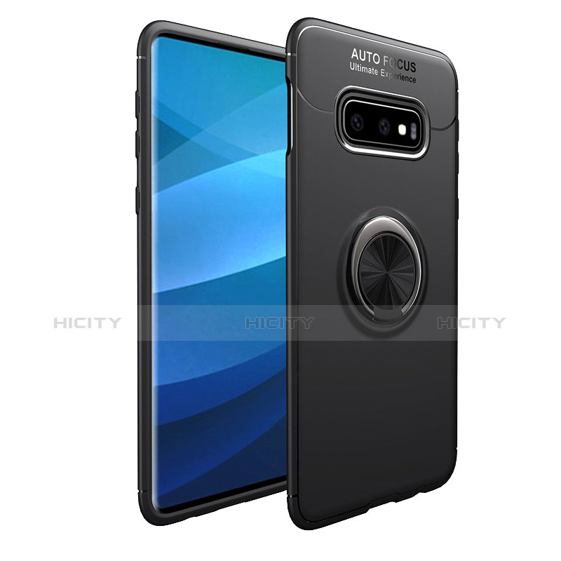 Silikon Hülle Handyhülle Ultra Dünn Schutzhülle Tasche Silikon mit Magnetisch Fingerring Ständer A01 für Samsung Galaxy S10e