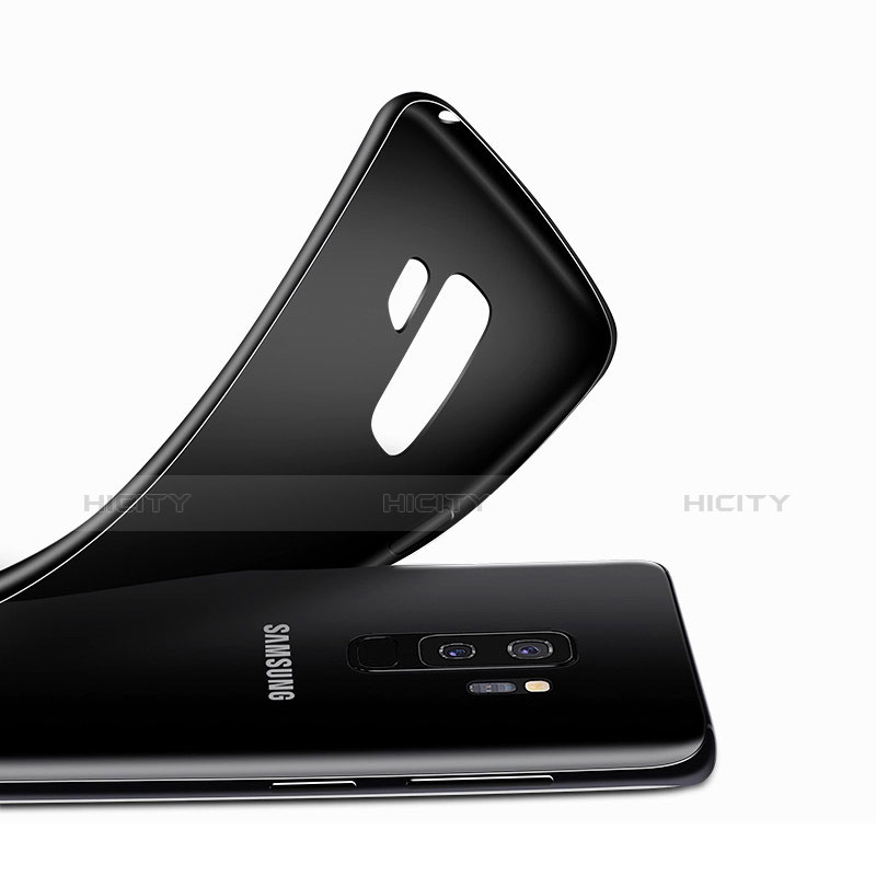 Silikon Hülle Handyhülle Ultra Dünn Schutzhülle Tasche Silikon mit Magnetisch Fingerring Ständer für Samsung Galaxy S9 Plus