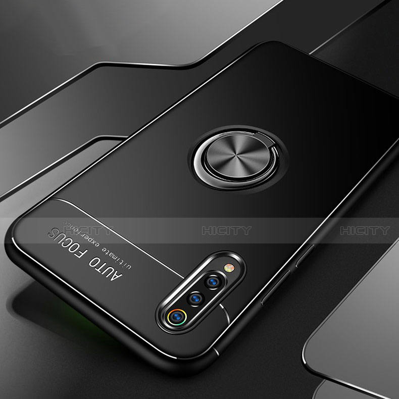 Silikon Hülle Handyhülle Ultra Dünn Schutzhülle Tasche Silikon mit Magnetisch Fingerring Ständer für Xiaomi Mi 9 groß