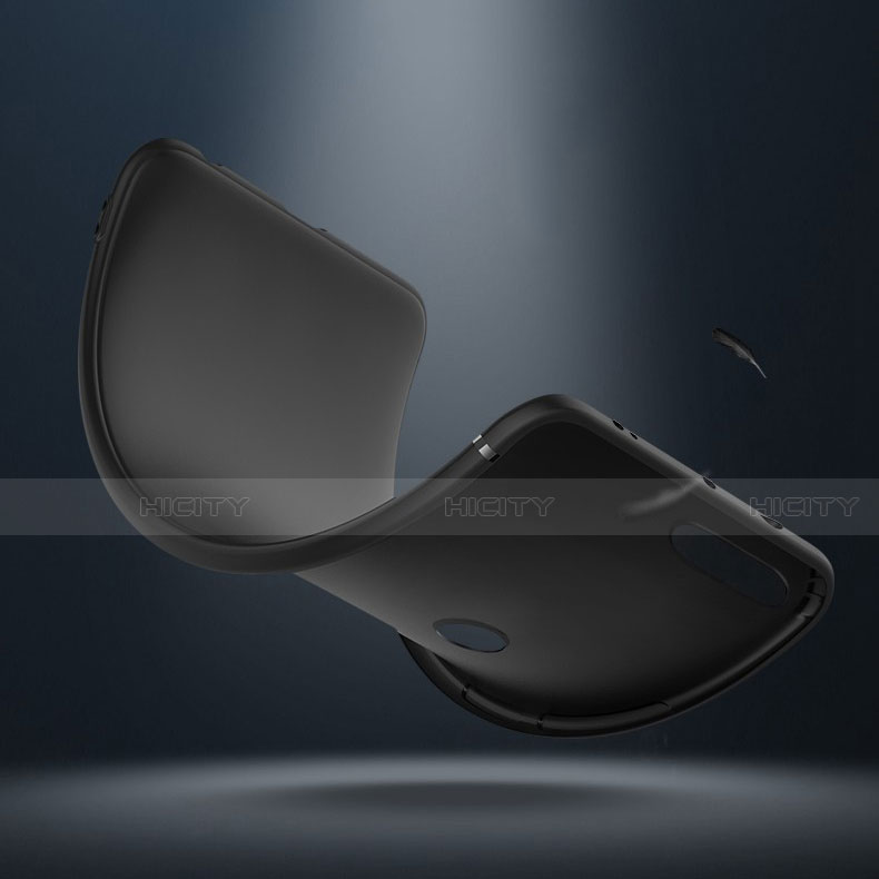 Silikon Hülle Handyhülle Ultra Dünn Schutzhülle Tasche Silikon mit Magnetisch Fingerring Ständer T01 für Huawei Honor V20