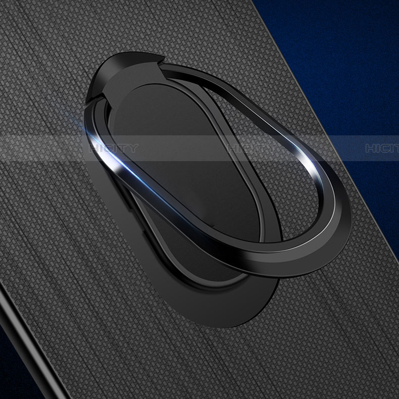 Silikon Hülle Handyhülle Ultra Dünn Schutzhülle Tasche Silikon mit Magnetisch Fingerring Ständer T04 für Apple iPhone 11 Pro Max