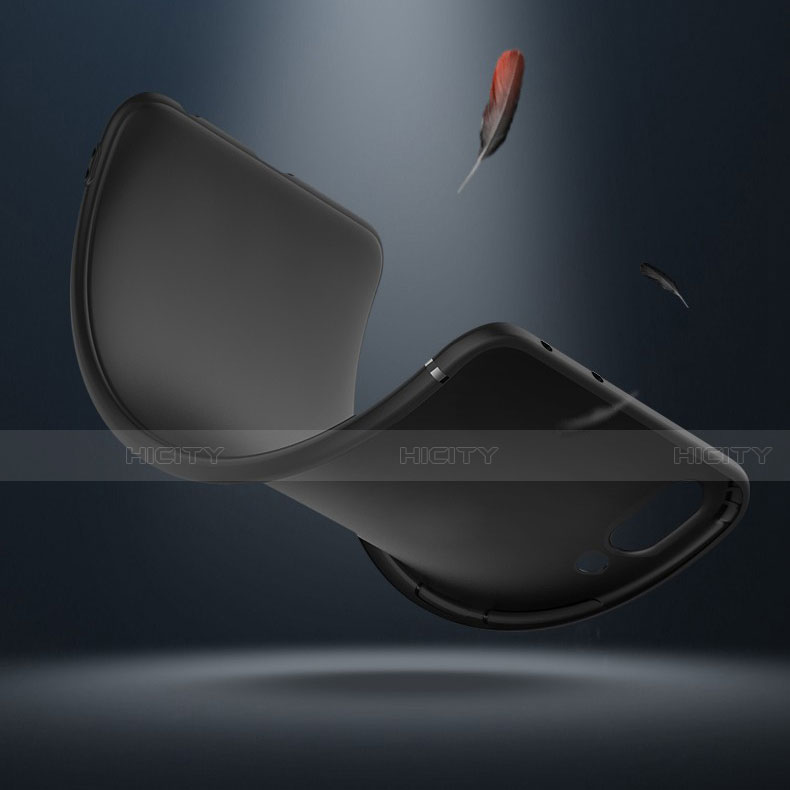 Silikon Hülle Handyhülle Ultra Dünn Schutzhülle Tasche Silikon mit Magnetisch Fingerring Ständer T04 für Huawei Nova 4e groß
