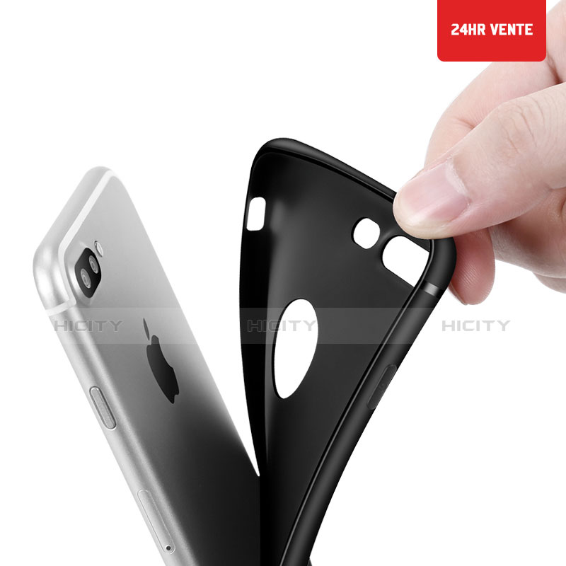 Silikon Hülle Handyhülle Ultra Dünn Schutzhülle Tasche Z15 für Apple iPhone 7 Plus