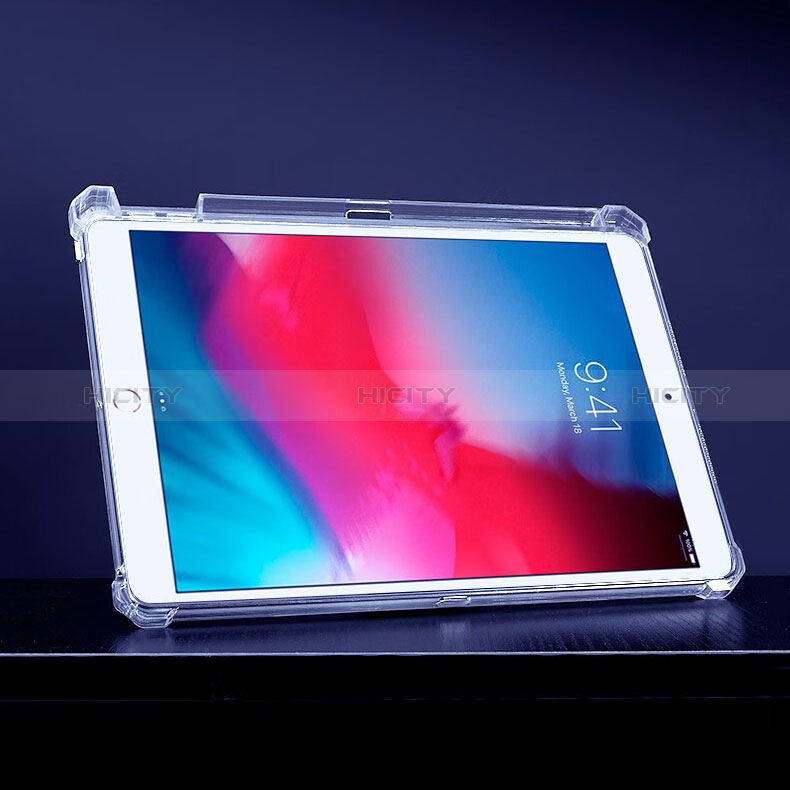 Silikon Hülle Handyhülle Ultradünn Schutzhülle Flexible Tasche Durchsichtig Transparent mit Ständer für Apple iPad Mini 4 Klar