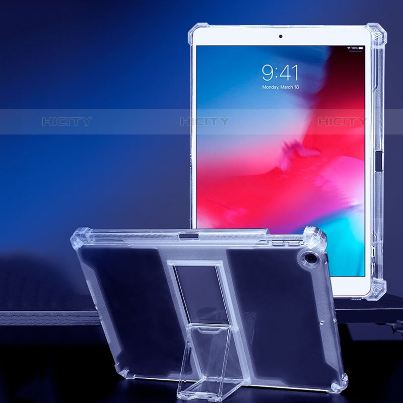 Silikon Hülle Handyhülle Ultradünn Schutzhülle Flexible Tasche Durchsichtig Transparent mit Ständer für Apple iPad Mini 5 (2019) Klar Plus