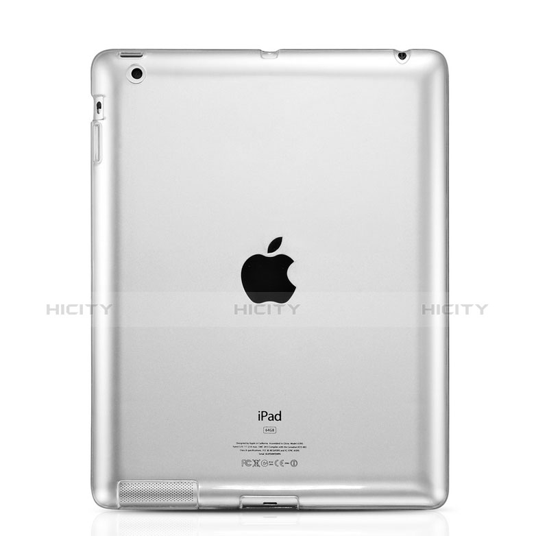 Silikon Hülle Handyhülle Ultradünn Tasche Durchsichtig Transparent für Apple iPad 3 Klar groß