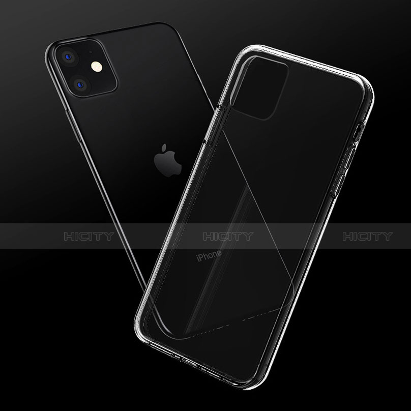 Silikon Hülle Handyhülle Ultradünn Tasche Durchsichtig Transparent für Apple iPhone 11 Klar groß