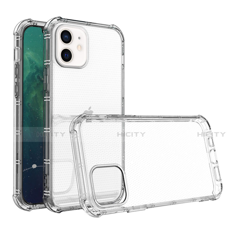 Silikon Hülle Handyhülle Ultradünn Tasche Durchsichtig Transparent für Apple iPhone 12 Klar
