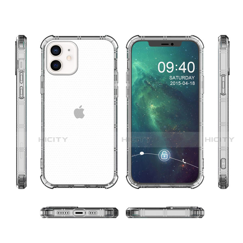 Silikon Hülle Handyhülle Ultradünn Tasche Durchsichtig Transparent für Apple iPhone 12 Mini Klar