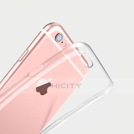 Silikon Hülle Handyhülle Ultradünn Tasche Durchsichtig Transparent für Apple iPhone 6S Klar