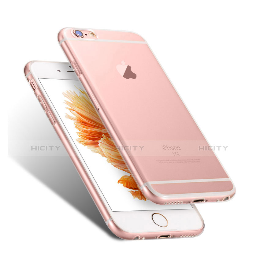 Silikon Hülle Handyhülle Ultradünn Tasche Durchsichtig Transparent für Apple iPhone 6S Klar