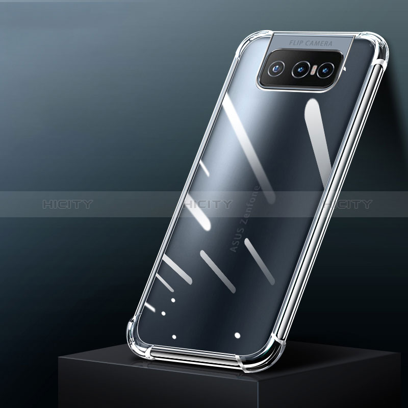 Silikon Hülle Handyhülle Ultradünn Tasche Durchsichtig Transparent für Asus Zenfone 7 Pro ZS671KS Klar