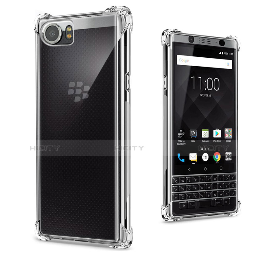 Silikon Hülle Handyhülle Ultradünn Tasche Durchsichtig Transparent für Blackberry KEYone Klar Plus
