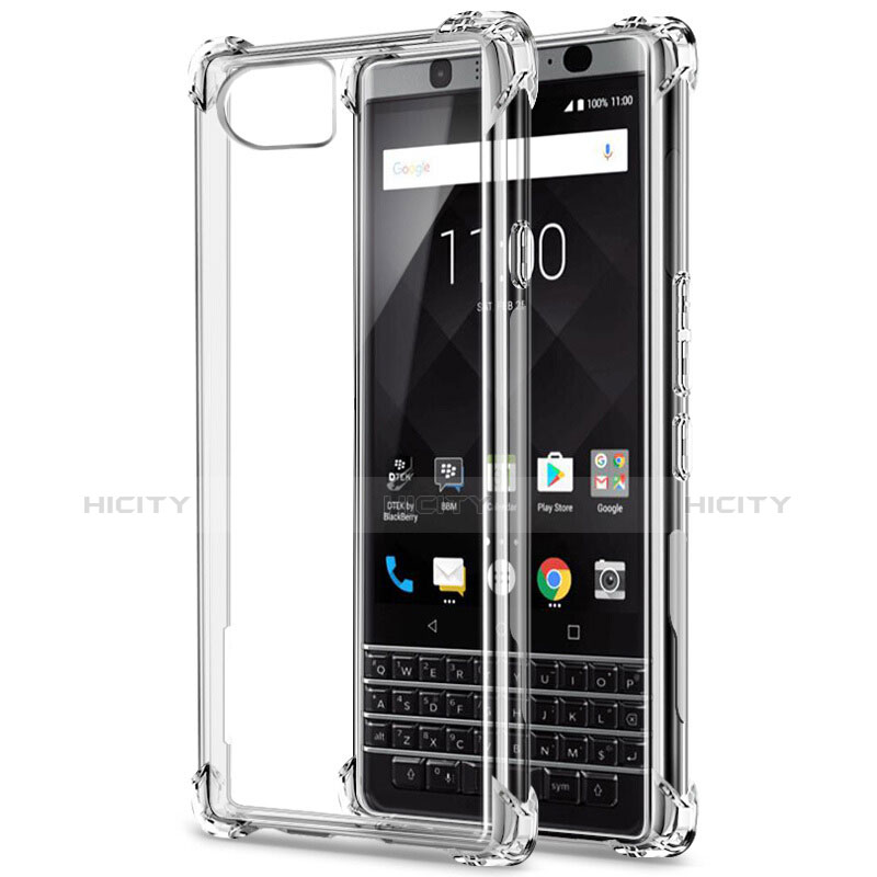 Silikon Hülle Handyhülle Ultradünn Tasche Durchsichtig Transparent für Blackberry KEYone Klar groß