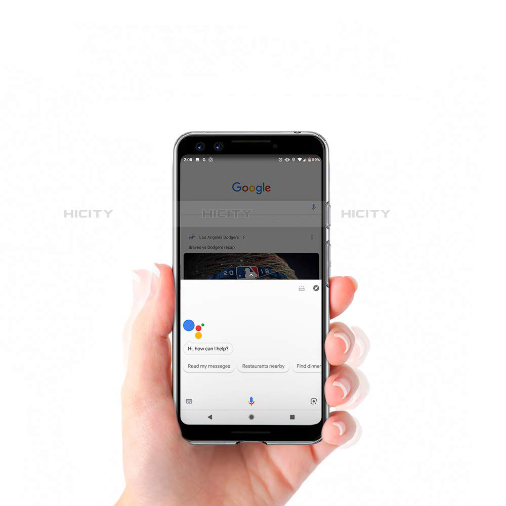 Silikon Hülle Handyhülle Ultradünn Tasche Durchsichtig Transparent für Google Pixel 3 Klar groß