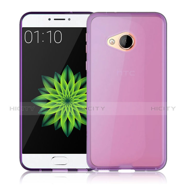Silikon Hülle Handyhülle Ultradünn Tasche Durchsichtig Transparent für HTC U Play Rosa
