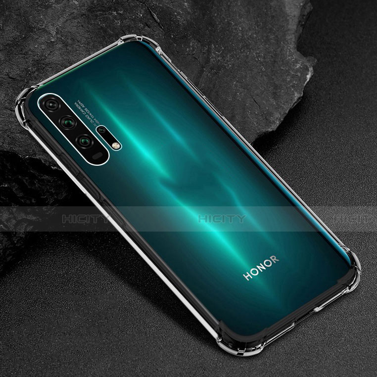 Silikon Hülle Handyhülle Ultradünn Tasche Durchsichtig Transparent für Huawei Honor 20 Pro Klar groß