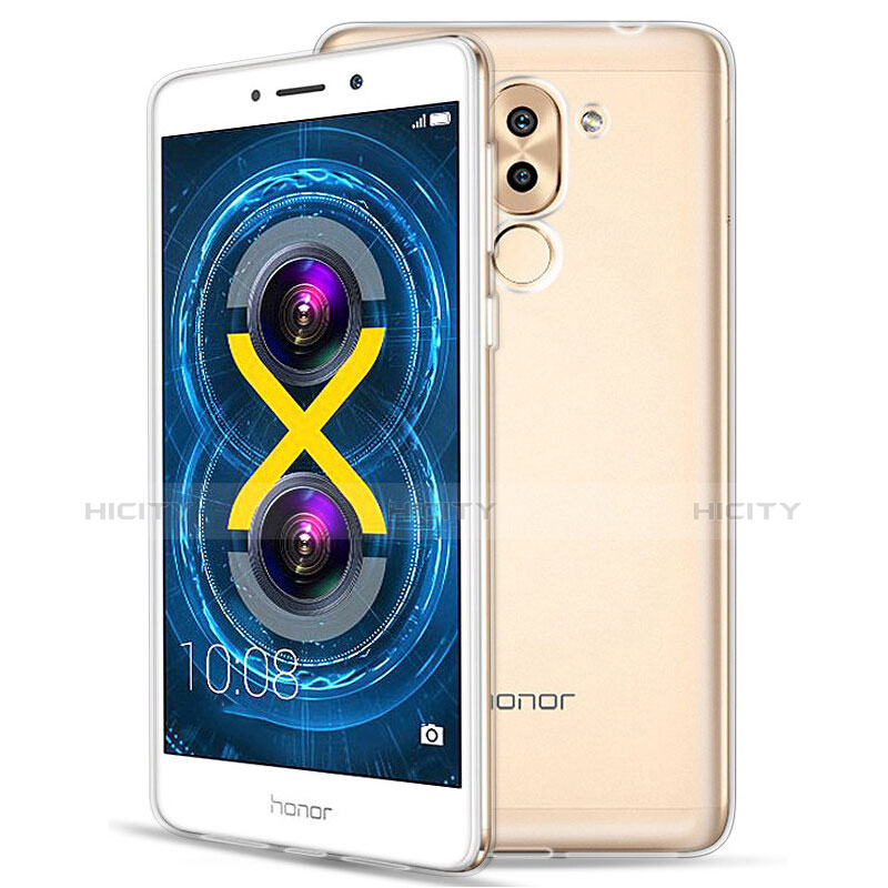Silikon Hülle Handyhülle Ultradünn Tasche Durchsichtig Transparent für Huawei Honor 6X Pro Klar