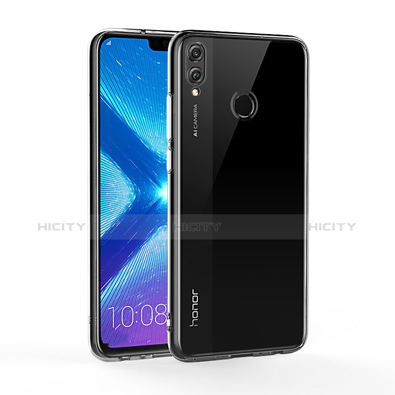 Silikon Hülle Handyhülle Ultradünn Tasche Durchsichtig Transparent für Huawei Honor 8X Klar groß