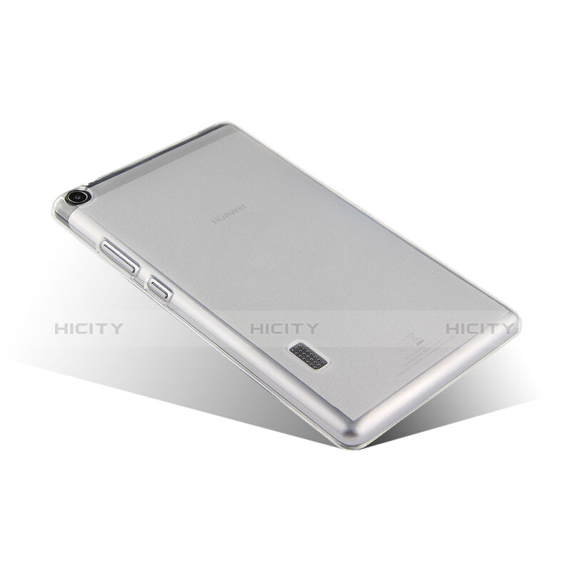 Silikon Hülle Handyhülle Ultradünn Tasche Durchsichtig Transparent für Huawei MediaPad T3 7.0 BG2-W09 BG2-WXX Klar groß