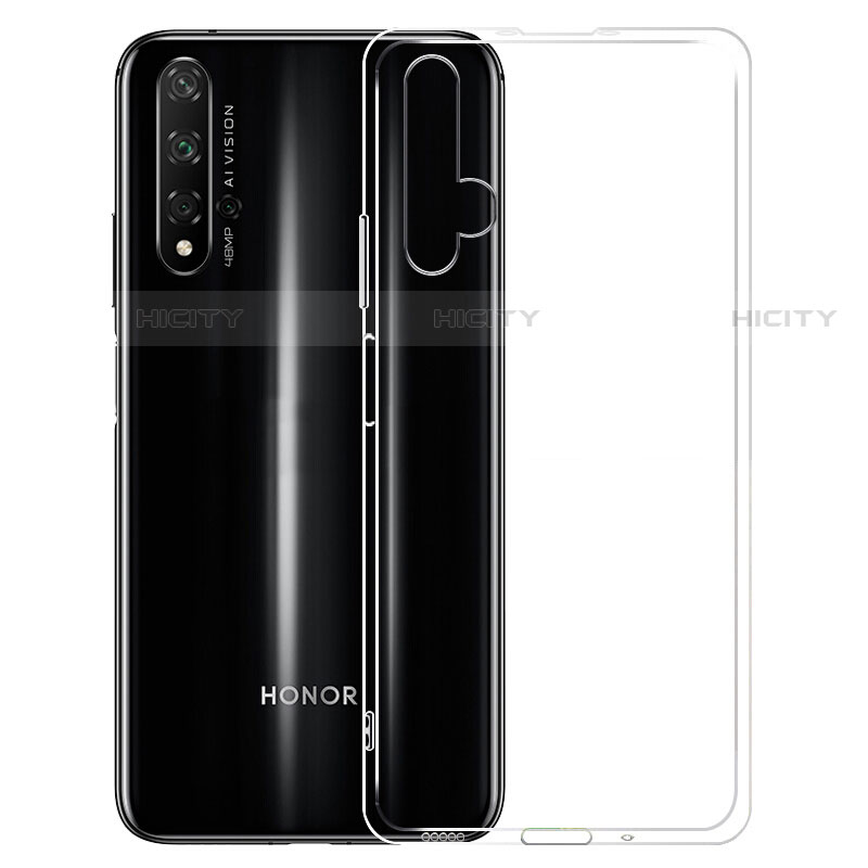 Silikon Hülle Handyhülle Ultradünn Tasche Durchsichtig Transparent für Huawei Nova 5T Klar groß