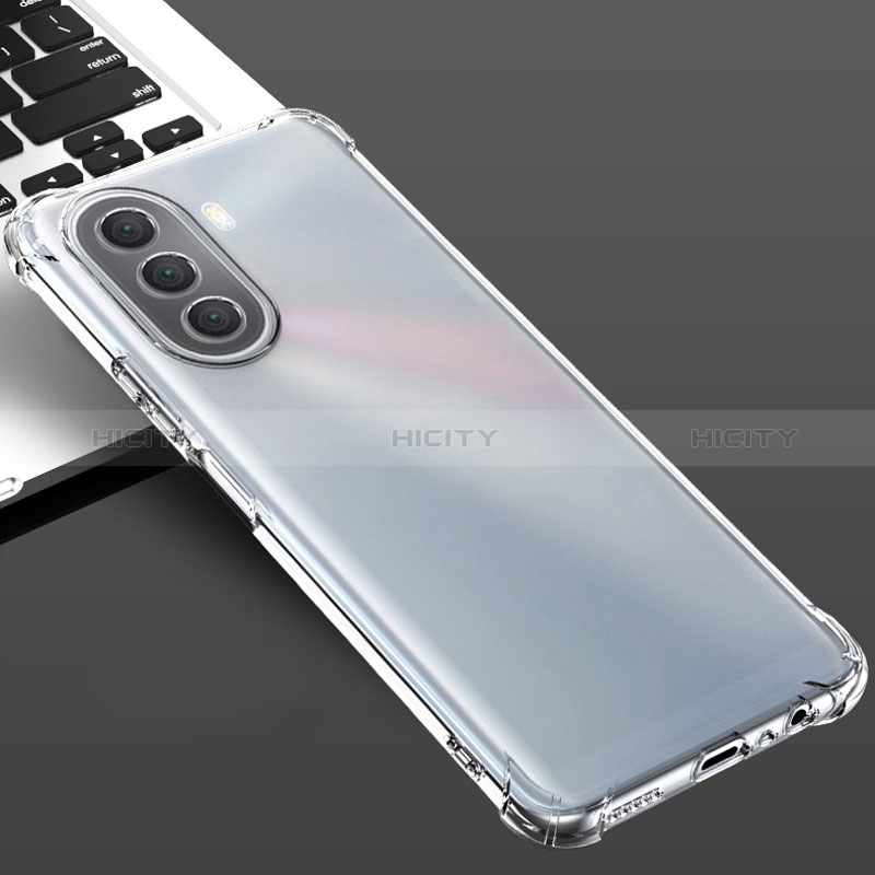 Silikon Hülle Handyhülle Ultradünn Tasche Durchsichtig Transparent für Huawei Nova Y70 Plus Klar