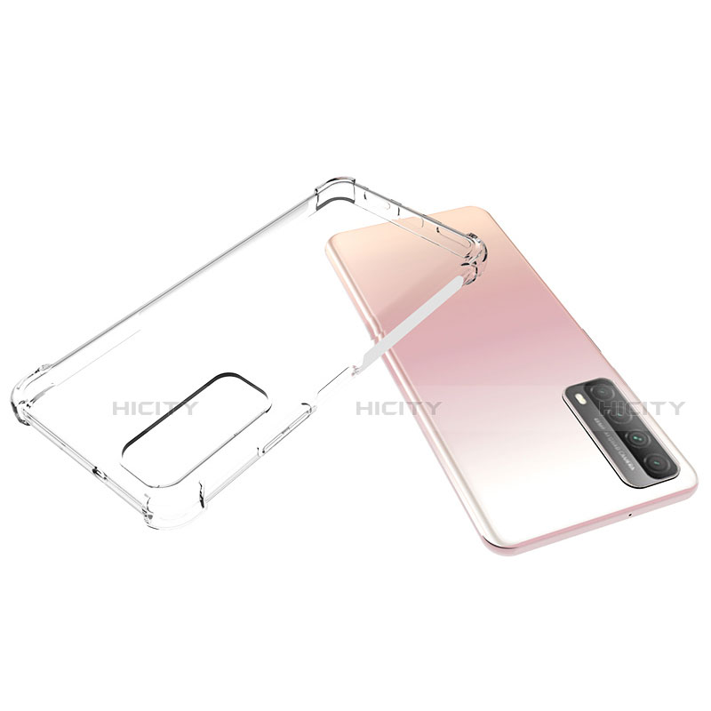 Silikon Hülle Handyhülle Ultradünn Tasche Durchsichtig Transparent für Huawei P Smart (2021) Klar groß