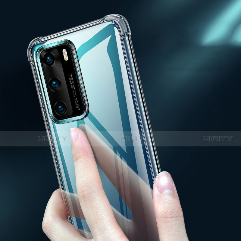 Silikon Hülle Handyhülle Ultradünn Tasche Durchsichtig Transparent für Huawei P40 Klar