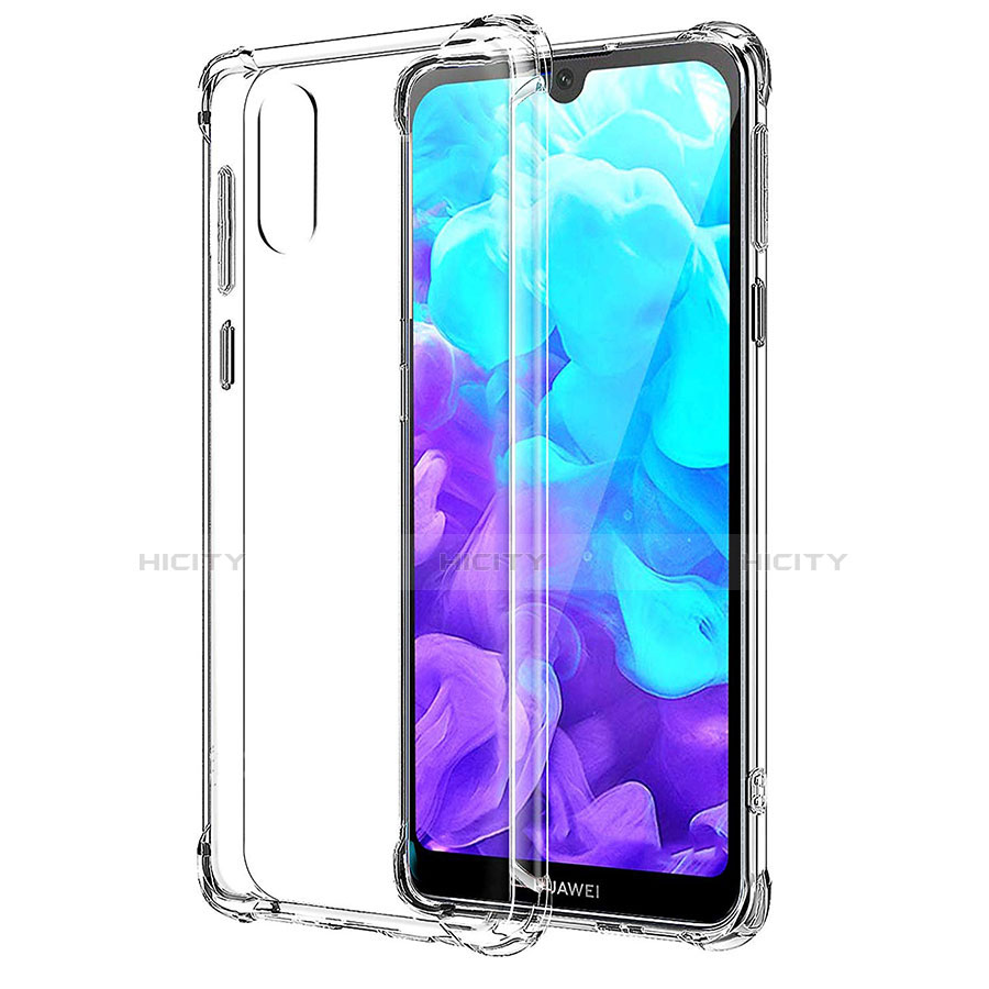 Silikon Hülle Handyhülle Ultradünn Tasche Durchsichtig Transparent für Huawei Y5 (2019) Klar Plus