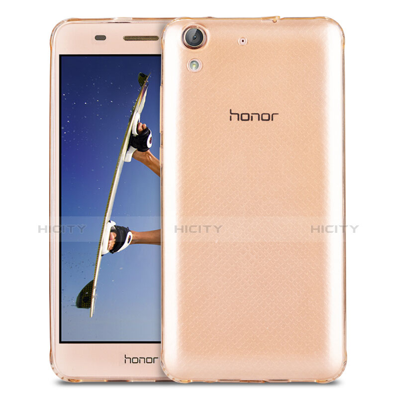 Silikon Hülle Handyhülle Ultradünn Tasche Durchsichtig Transparent für Huawei Y6 II 5 5 Gold Plus