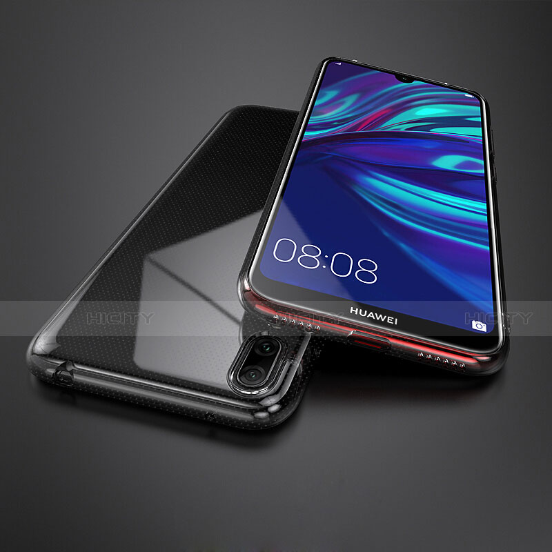 Silikon Hülle Handyhülle Ultradünn Tasche Durchsichtig Transparent für Huawei Y7 (2019) Klar groß