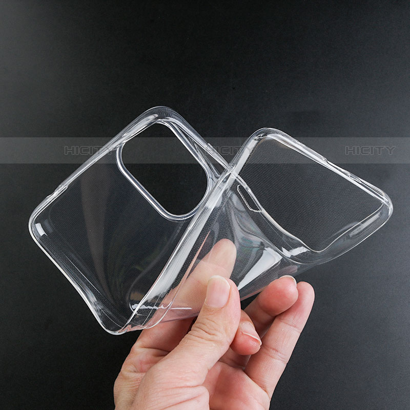Silikon Hülle Handyhülle Ultradünn Tasche Durchsichtig Transparent für Motorola Moto G52j 5G Klar groß