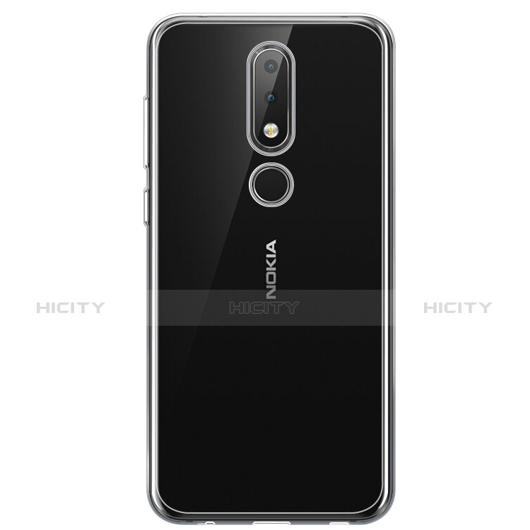 Silikon Hülle Handyhülle Ultradünn Tasche Durchsichtig Transparent für Nokia 6.1 Plus Klar groß
