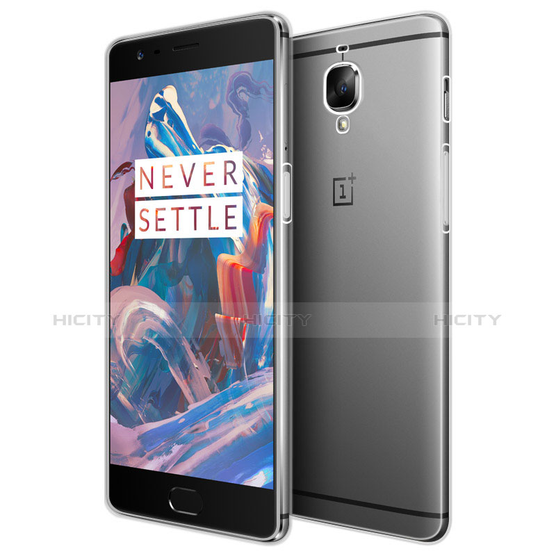 Silikon Hülle Handyhülle Ultradünn Tasche Durchsichtig Transparent für OnePlus 3T Klar Plus